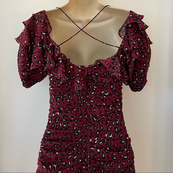 Leopard Ruffle Dress - Picture 10 of 14